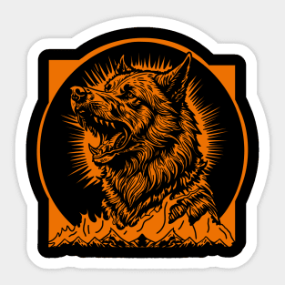 Wolf Sticker